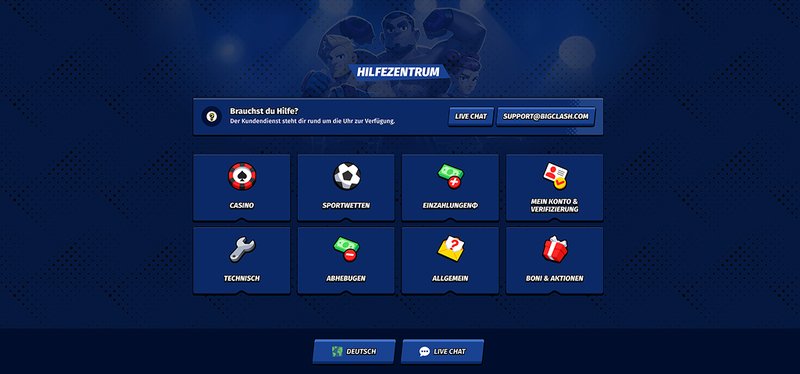 Bigclash Online Casino: Ein Überblick über Bonus und Funktionen